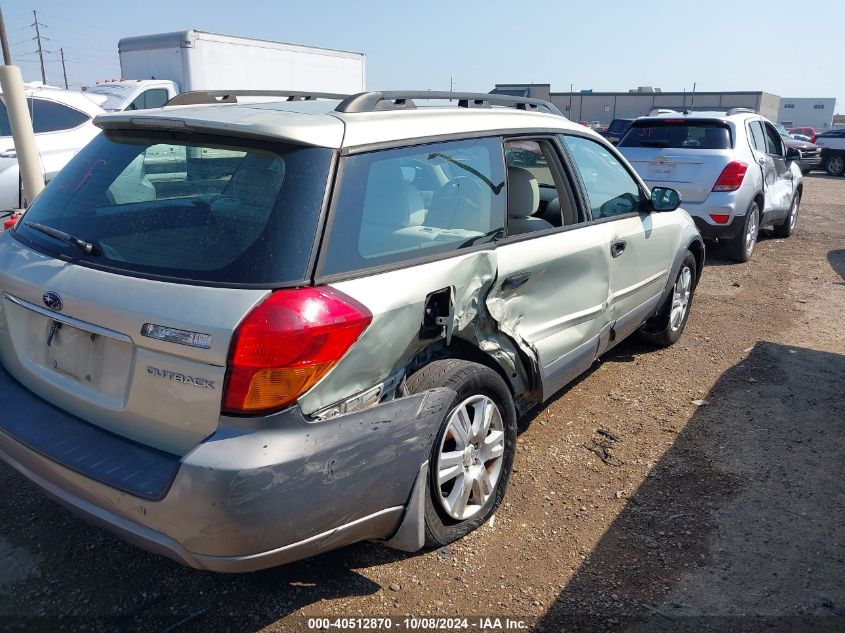 2005 Subaru Outback 2.5I VIN: 4S4BP61C857373829 Lot: 40512870