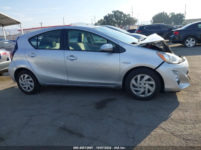 2015 Toyota Prius C VIN: JTDKDTB31F1091627 Lot: 40512897