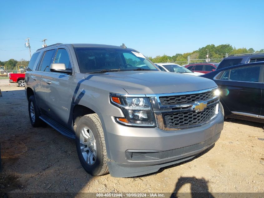 VIN 1GNSCBKCXKR403007 2019 Chevrolet Tahoe, LT no.1