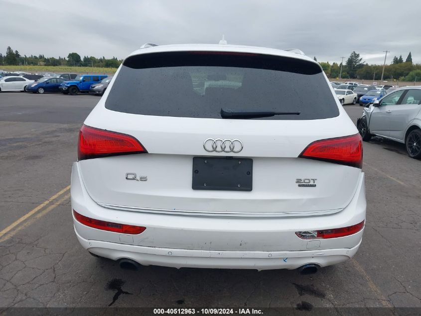 2016 Audi Q5 2.0T Premium VIN: WA1L2AFP8GA092278 Lot: 40512963