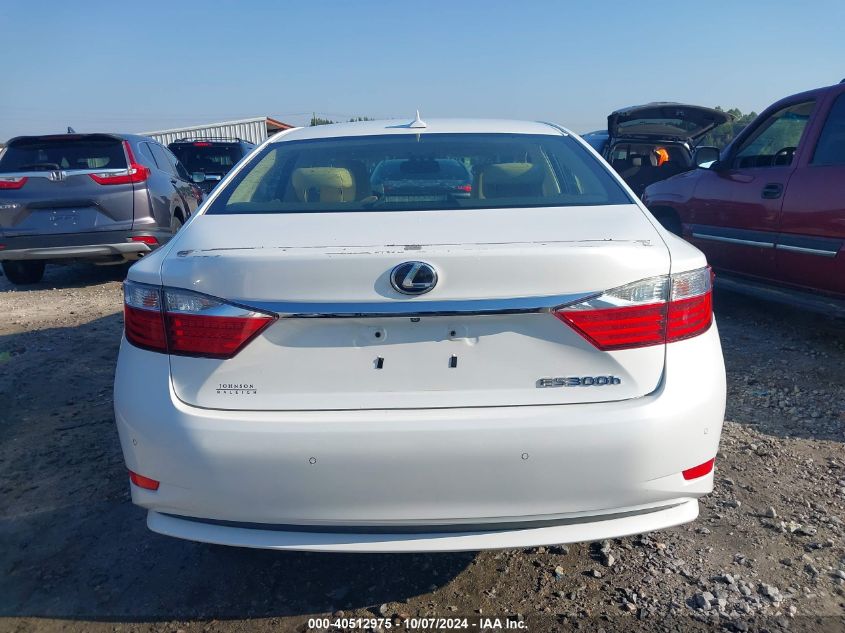 2013 Lexus Es 300H VIN: JTHBW1GG7D2009559 Lot: 40512975