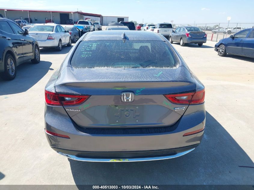 2020 Honda Insight Touring VIN: 19XZE4F97LE009456 Lot: 40513003