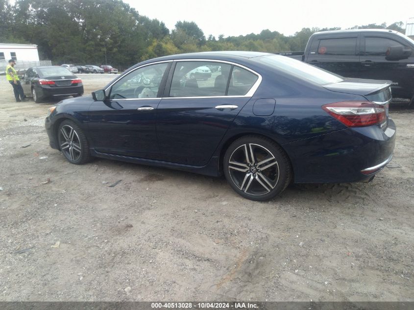 1HGCR2F14HA141143 2017 Honda Accord Sport Se