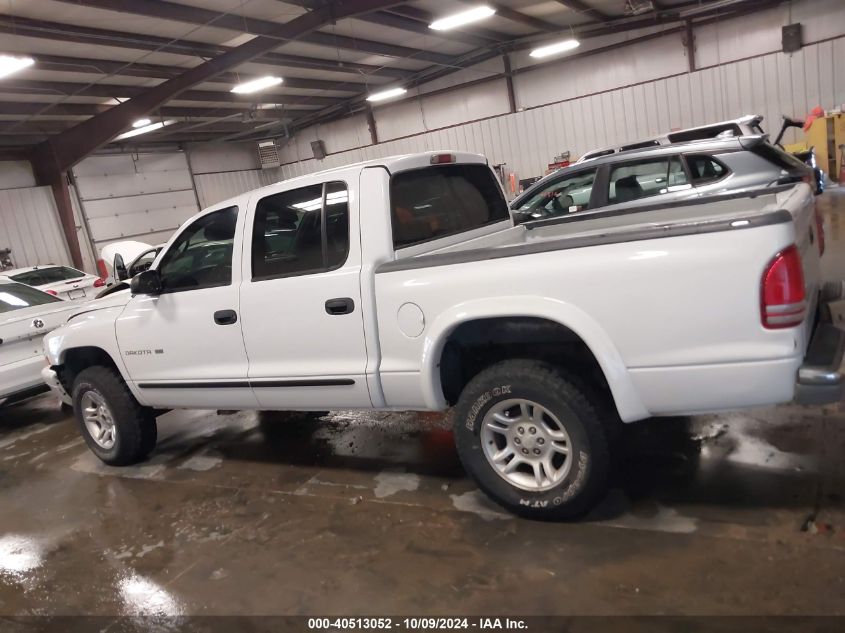 2002 Dodge Dakota Slt VIN: 1B7HG48X12S618202 Lot: 40513052