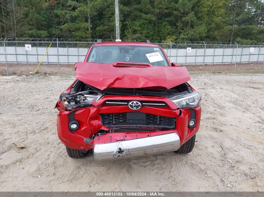 2021 Toyota 4Runner Trd Off Road VIN: JTEPU5JR6M5927697 Lot: 40513103