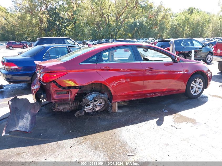 2013 Hyundai Sonata Gls VIN: 5NPEB4AC9DH632147 Lot: 40513109