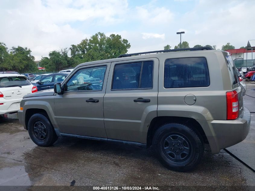 2008 Jeep Patriot Sport VIN: 1J8FF28WX8D575524 Lot: 40513126