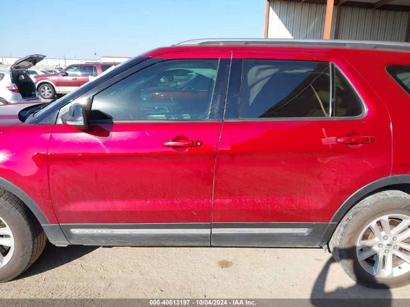 2017 Ford Explorer Xlt VIN: 1FM5K7DH8HGD66313 Lot: 40513197