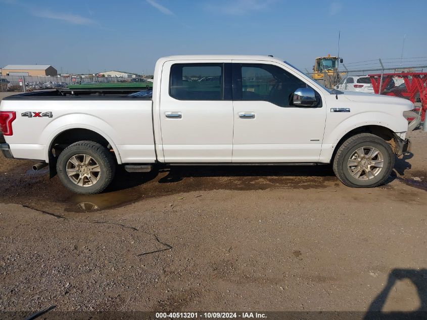 2017 FORD F-150 LARIAT - 1FTFW1EG5HFB81643