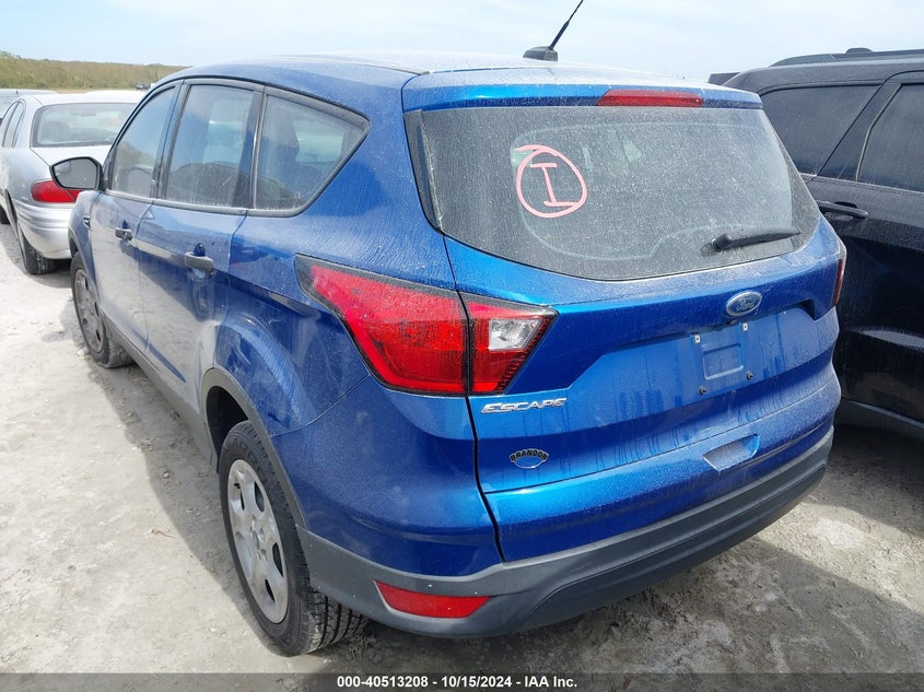 VIN 1FMCU0F71KUB47747 2019 FORD ESCAPE S