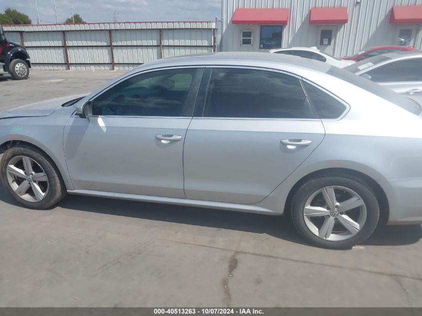 1VWBP7A37DC057853 2013 Volkswagen Passat 2.5L Se