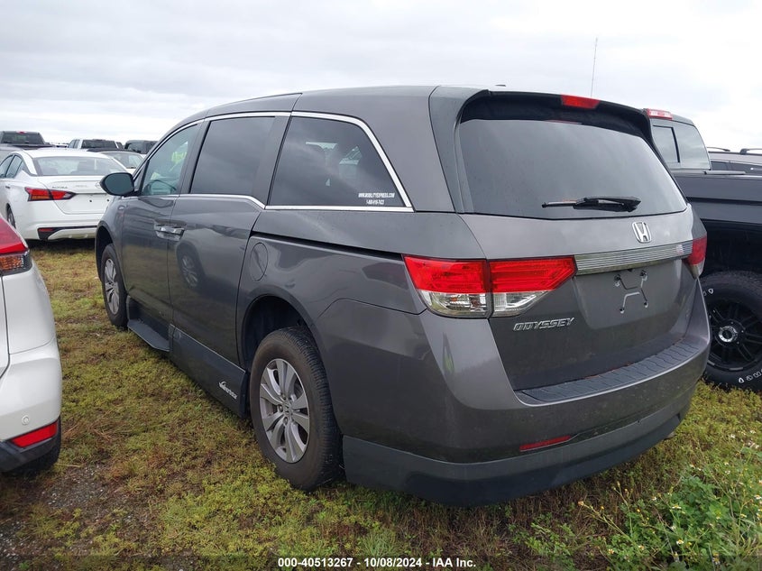 Vin: 5fnrl5h61gb023383, lot: 41001995, honda odyssey ex-l 20163