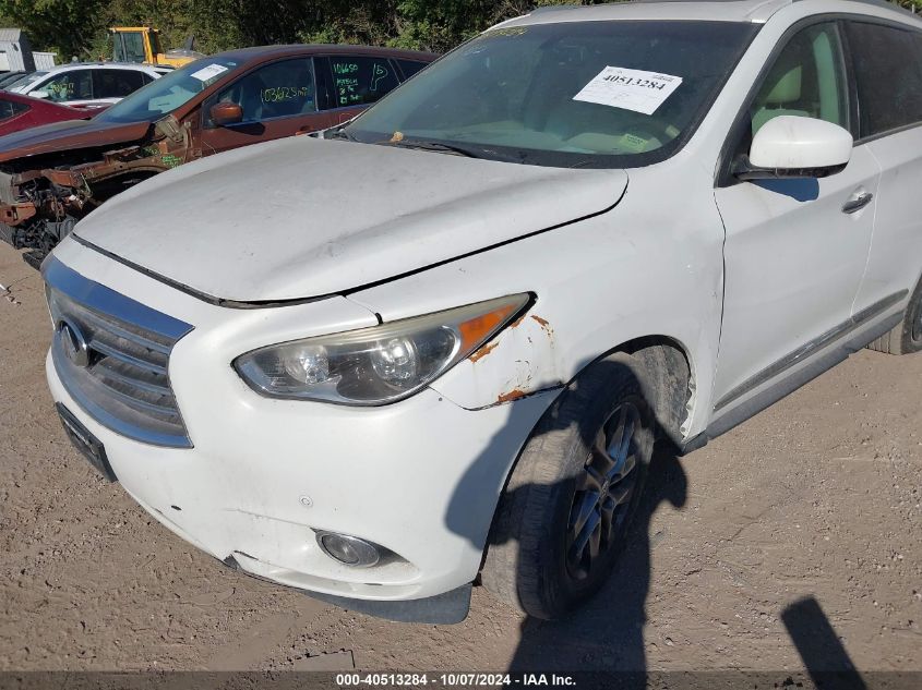 2013 Infiniti Jx VIN: 5N1AL0MN5DC314664 Lot: 40513284