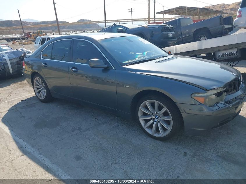 WBAGL63525DP75994 2005 BMW 745I