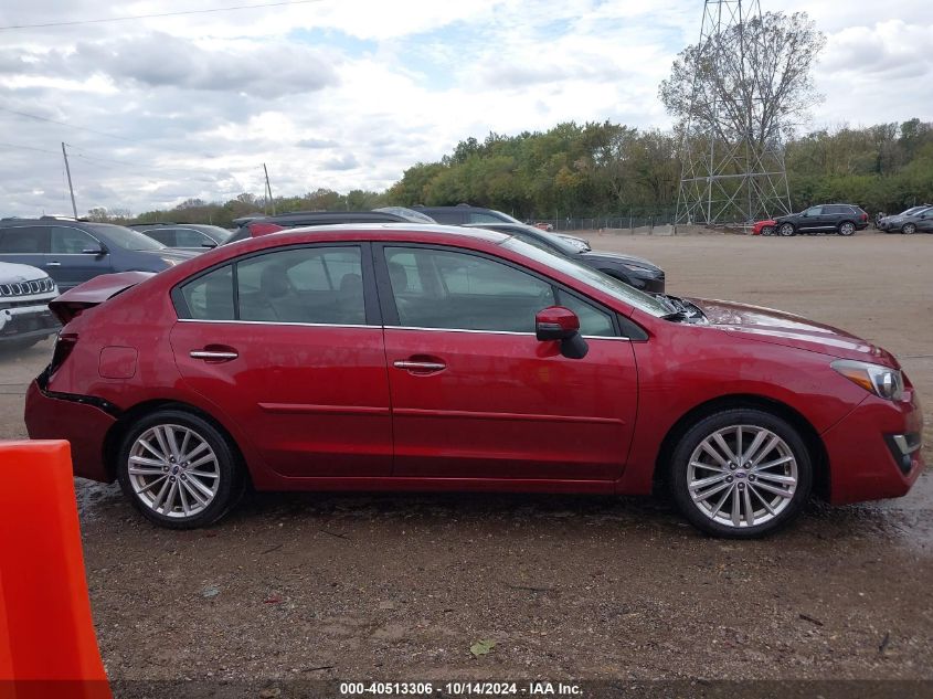 2016 SUBARU IMPREZA 2.0I LIMITED - JF1GJAN64GH017206