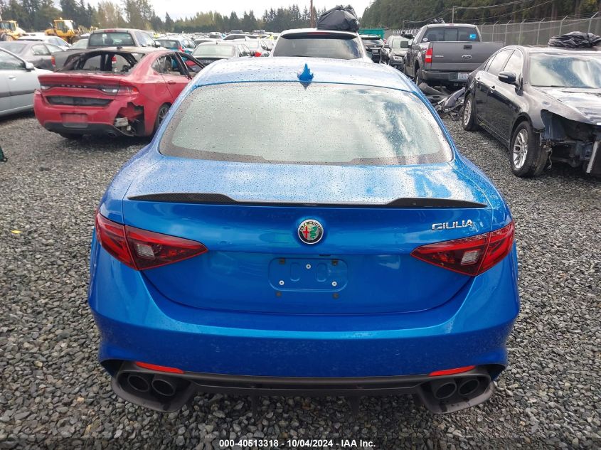 2018 Alfa Romeo Giulia Quadrifoglio Rwd VIN: ZARFAEAV7J7574964 Lot: 40513318