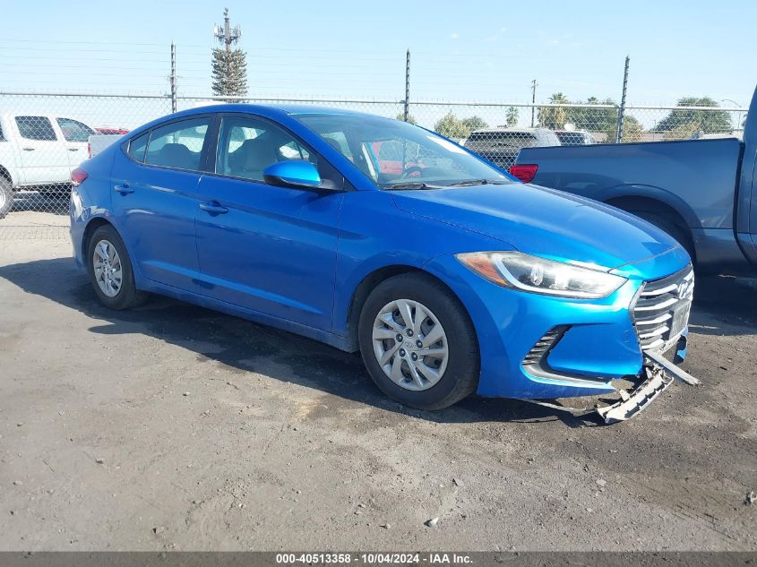 KMHD74LF8HU429262 2017 Hyundai Elantra Se