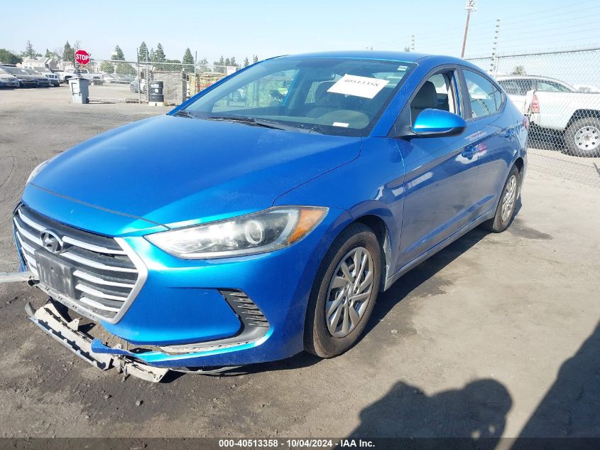 KMHD74LF8HU429262 2017 Hyundai Elantra Se