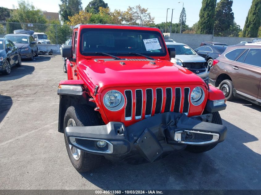 2021 Jeep Wrangler Unlimited Sahara 4X4 VIN: 1C4HJXEN1MW634790 Lot: 40513360