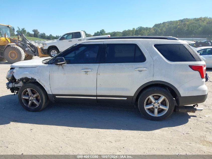 2017 Ford Explorer Xlt VIN: 1FM5K8D86HGE02540 Lot: 40513380