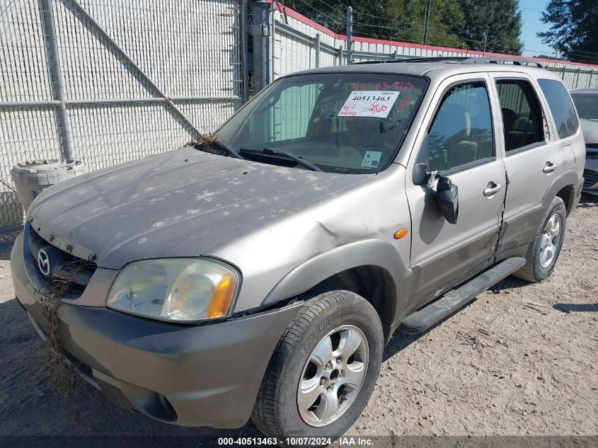 2002 Mazda Tribute Es V6/Lx V6 VIN: 4F2YU09112KM61816 Lot: 40513463