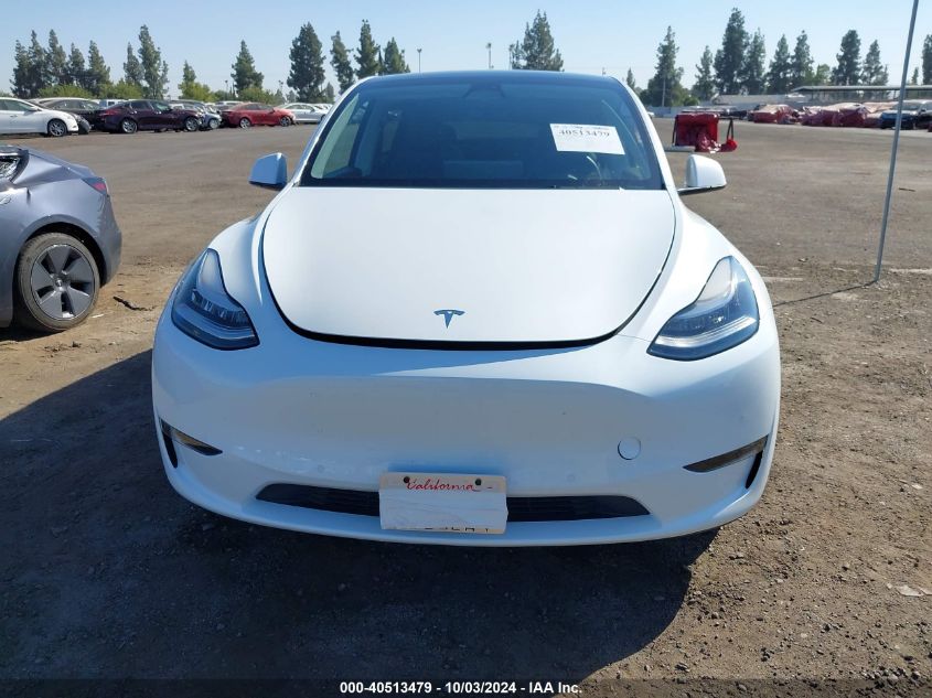 2021 Tesla Model Y Long Range Dual Motor All-Wheel Drive VIN: 5YJYGDEE8MF219189 Lot: 40513479