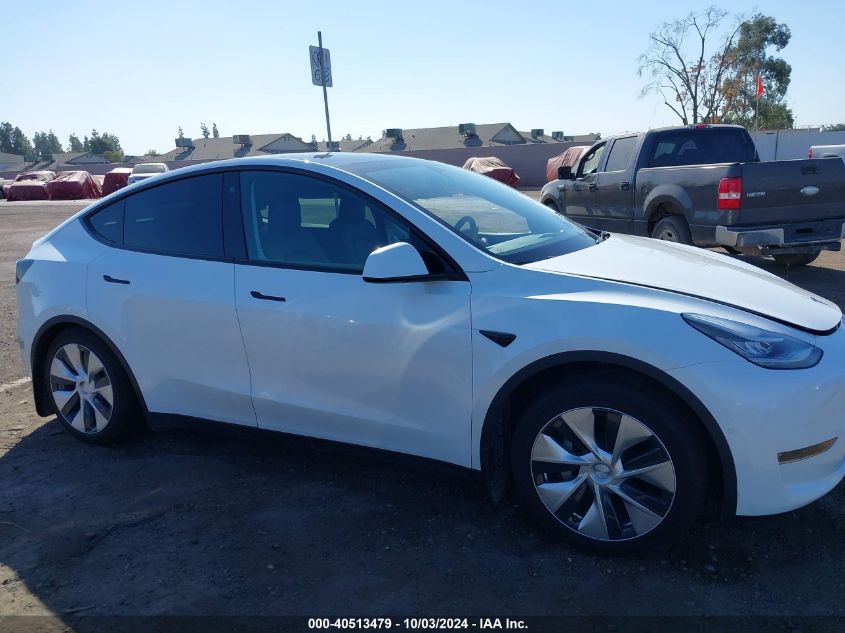 2021 Tesla Model Y Long Range Dual Motor All-Wheel Drive VIN: 5YJYGDEE8MF219189 Lot: 40513479