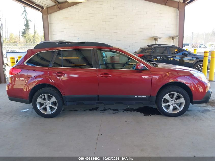 2013 Subaru Outback 2.5I Premium VIN: 4S4BRBGC8D3274444 Lot: 40513492