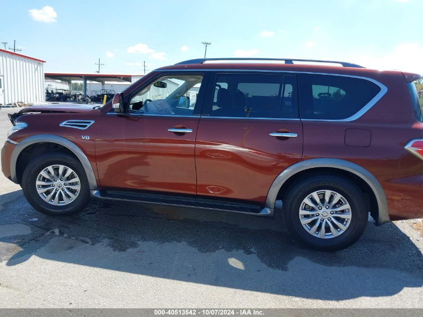 2018 Nissan Armada Sv VIN: JN8AY2NC9J9552156 Lot: 40513542