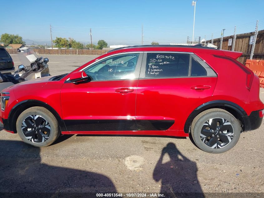 2024 Kia Niro Ev Wind VIN: KNDCR3L12R5109133 Lot: 40513548