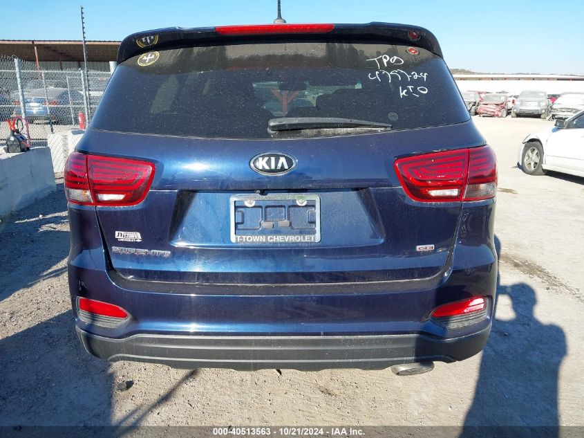 2020 Kia Sorento 2.4L Lx VIN: 5XYPG4A34LG631388 Lot: 40513563