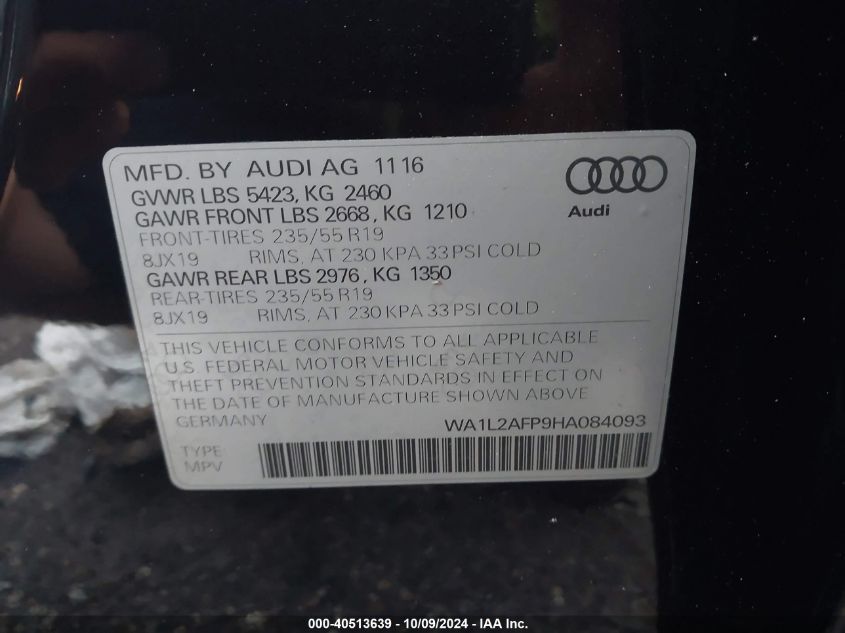 WA1L2AFP9HA084093 2017 Audi Q5 Premium Plus