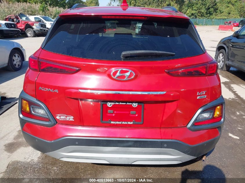 2021 Hyundai Kona Ultimate VIN: KM8K5CA53MU747494 Lot: 40513663