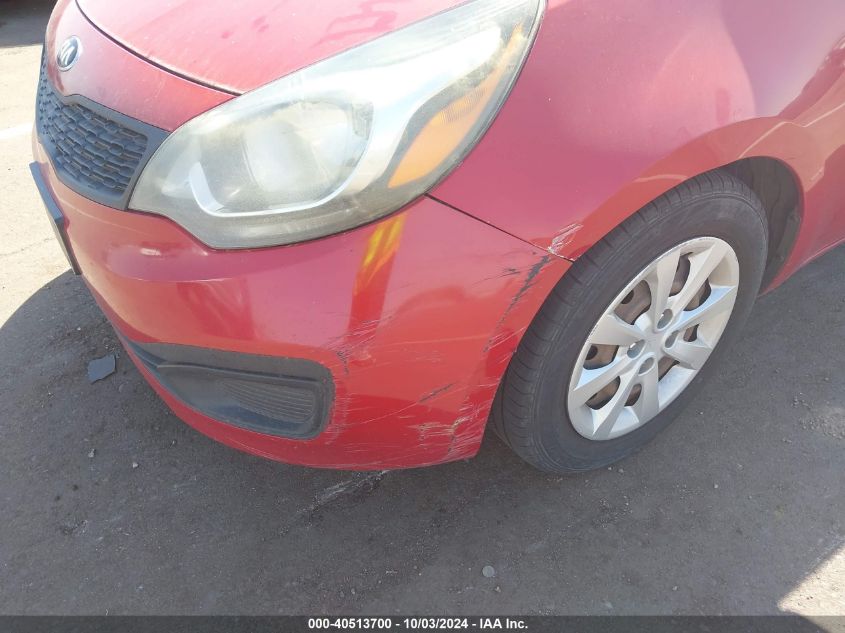 KNADM4A34E6341070 2014 Kia Rio Lx