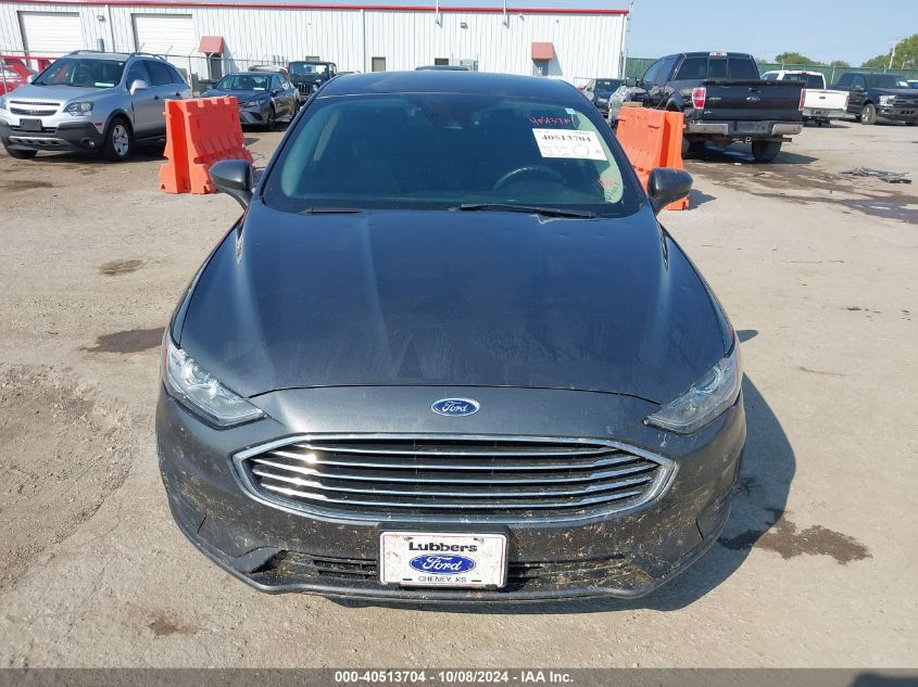 2019 Ford Fusion Se VIN: 3FA6P0T97KR285238 Lot: 40513704