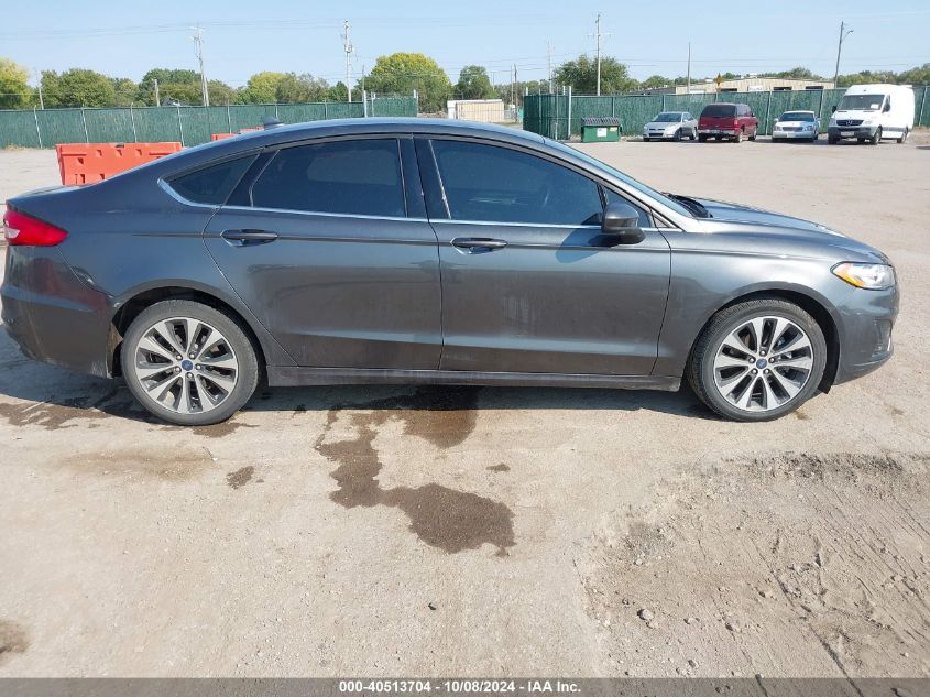 2019 Ford Fusion Se VIN: 3FA6P0T97KR285238 Lot: 40513704