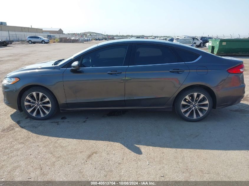 2019 Ford Fusion Se VIN: 3FA6P0T97KR285238 Lot: 40513704