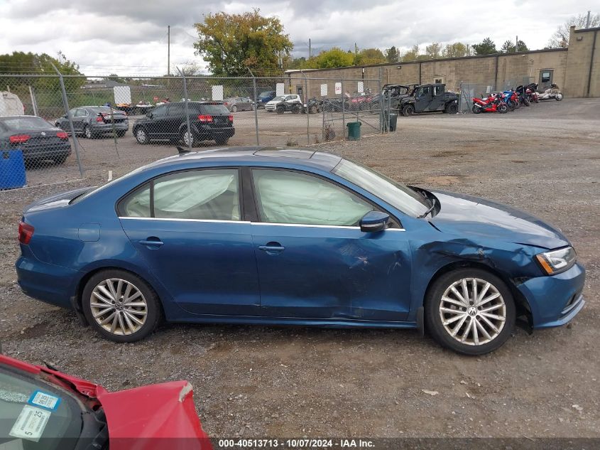 3VWL17AJ1GM328414 2016 Volkswagen Jetta 1.8T Sel