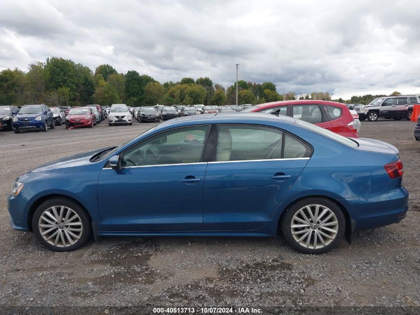 3VWL17AJ1GM328414 2016 Volkswagen Jetta 1.8T Sel