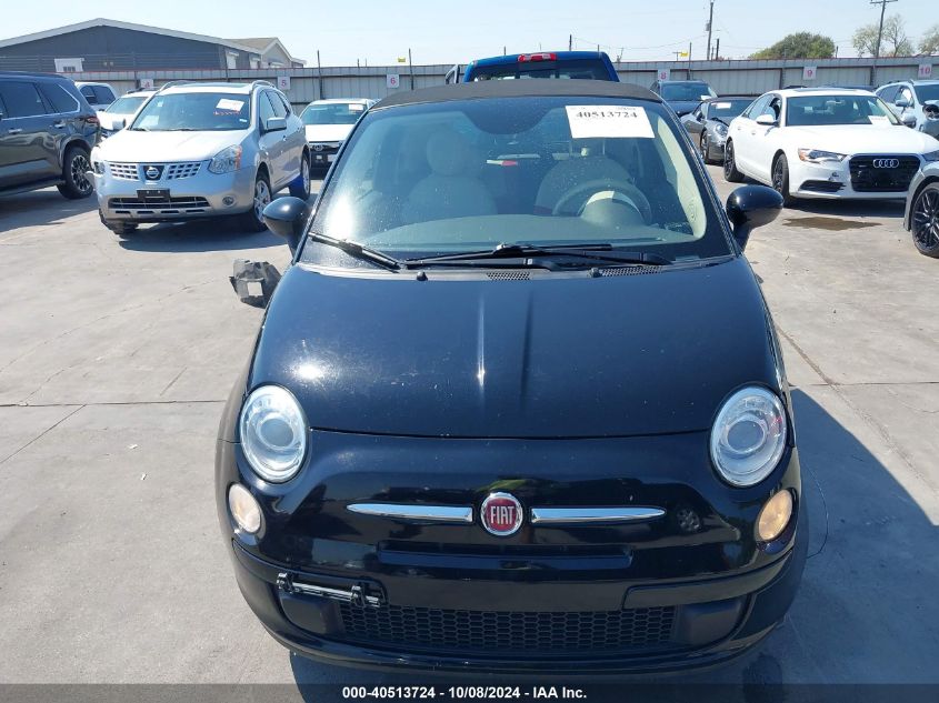 2015 Fiat 500C Pop VIN: 3C3CFFDR7FT685752 Lot: 40513724