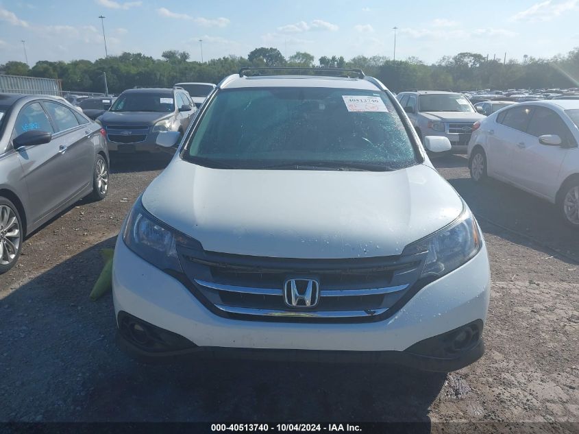 2012 Honda Cr-V Ex-L VIN: 5J6RM3H76CL041664 Lot: 40513740