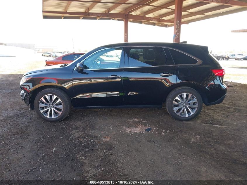 2016 Acura Mdx Technology Acurawatch Plus Packages/Technology Package VIN: 5FRYD3H4XGB017804 Lot: 40513813