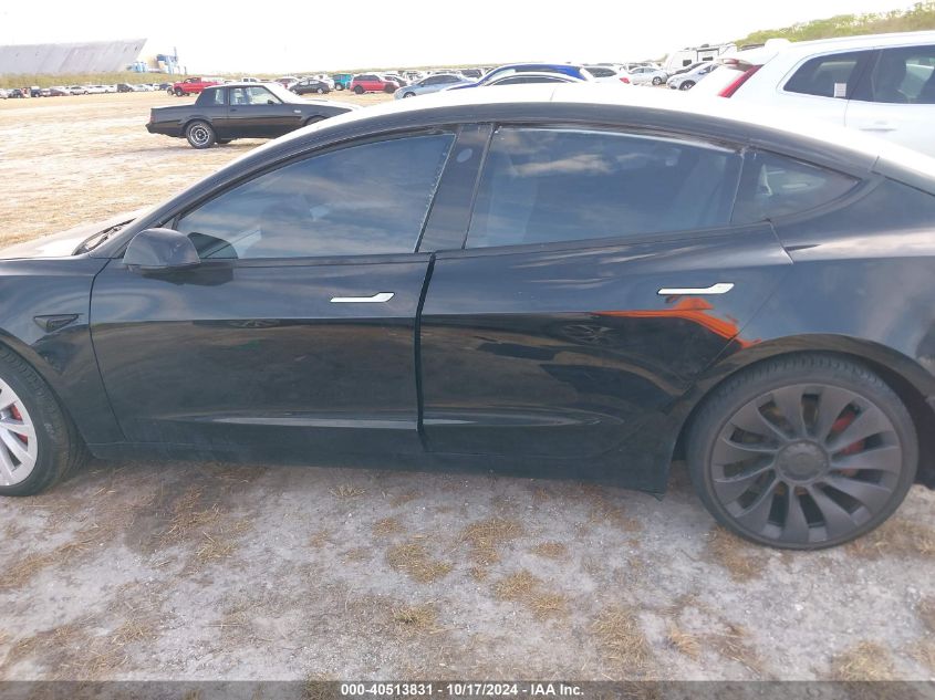 2021 Tesla Model 3 VIN: 5YJ3E1EC7MF092545 Lot: 40513831