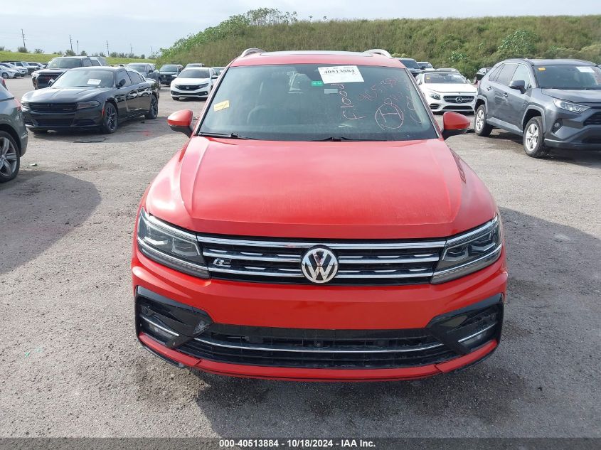 2018 Volkswagen Tiguan 2.0T Sel Premium VIN: 3VV5B7AX6JM192464 Lot: 40513884