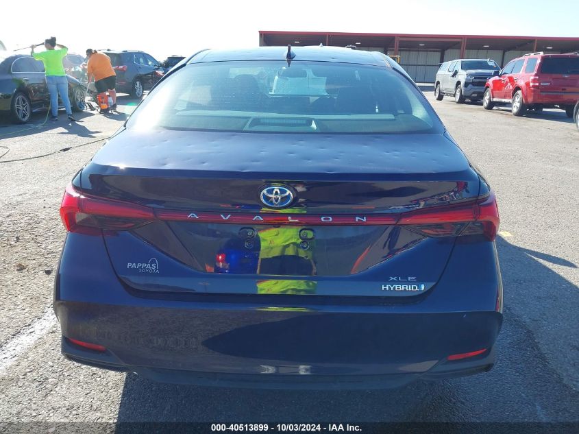 2021 Toyota Avalon Xle Hybrid VIN: 4T1AA1AB2MU003757 Lot: 40513899