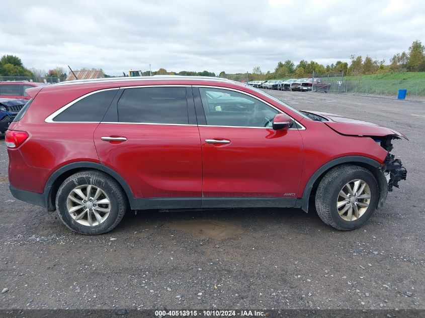 5XYPGDA33HG268413 2017 Kia Sorento 2.4L Lx