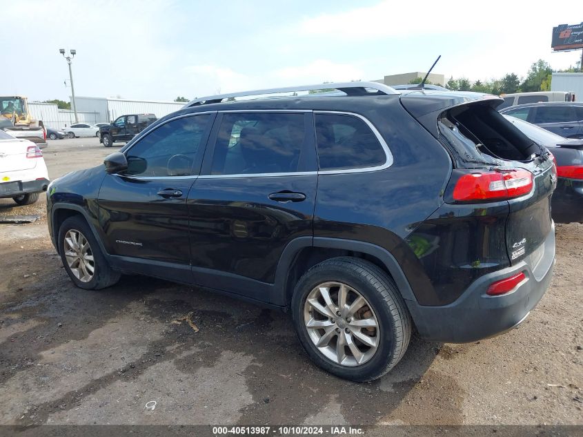 2015 Jeep Cherokee Limited VIN: 1C4PJMDB1FW649679 Lot: 40513987