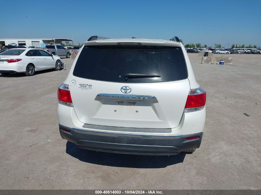 5TDYK3EH5CS080846 2012 Toyota Highlander Limited V6