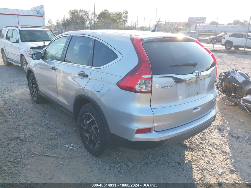 2016 HONDA CR-V SE - 2HKRM3H40GH553264