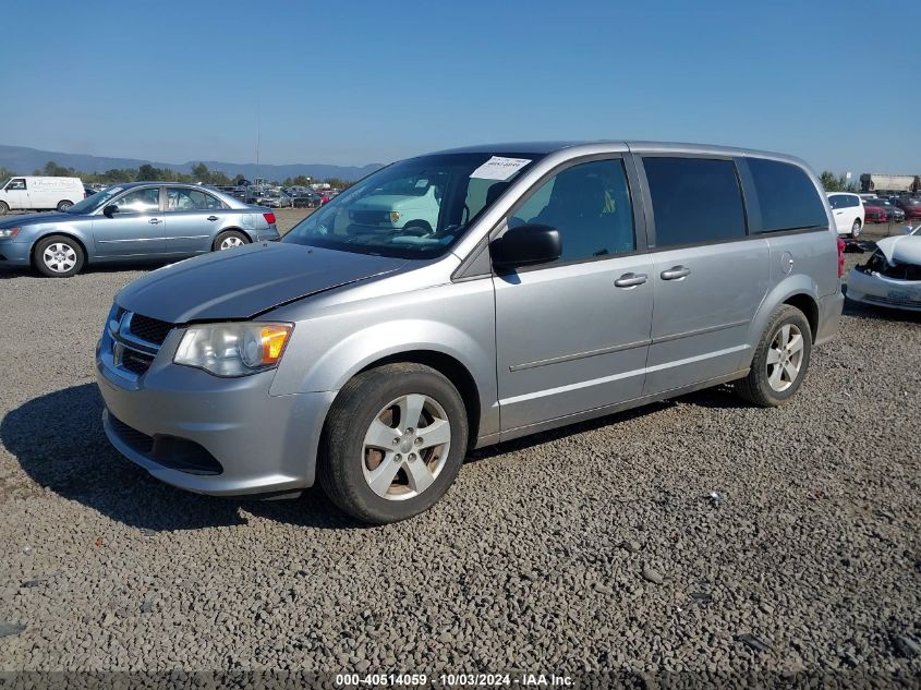 VIN 2C4RDGBG9DR735957 2013 Dodge Grand Caravan, SE no.2